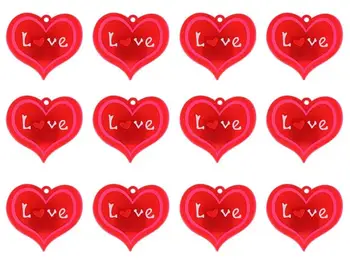 Led ışık Up Flaş Kalp Pimleri Broş Glow Kauçuk Yaka Rozeti Parti Favor Sevgililer Günü Noel Düğün Doğum Günü Hediyeleri 150 adet