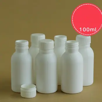 100 ml Beyaz Plastik Boş Şişeler Kavanoz Kremler tozlar banyo tuzları Boş Kozmetik Kapları F20173604