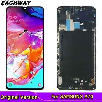 SAMSUNG Galaxy A70 A705 Ekran dokunmatik ekranlı sayısallaştırıcı grup A70 2019 A705F SAMSUNG LCD A70