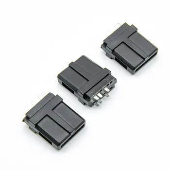 Mini Adaptör parçaları N64 erkek kafa siyah kabuk somun elektronik konnektör erkek popo fiş konnektörü Kuyruk Bağlantı Noktası Fişi