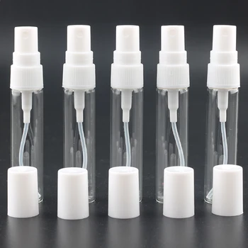 5 adet 5ml Mini Doldurulabilir Örnek Parfüm Cam Şişe Seyahat Boş Sprey Kozmetik Şişe