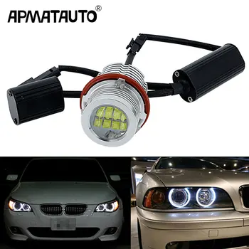 Apmatauto 2x Hata Ücretsiz 60w LED Melek Gözler işaretleyici ışıkları Ampuller Beyaz / Mavi / Kırmızı BMW E39 E53 E60 E61 E63 E64 E65 E66 E87 525i