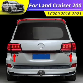 2016-2021 Land Cruiser 200 için Arka Lambası Montaj Aksesuarları LC200 Fj200 Modifiye tampon ışık arkasında Far 2020 2019 2018