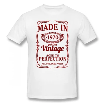 Komik 1970 Yılında Yapılan doğum günü hediyesi Hediye Fikri T Shirt Grafik Pamuk Streetwear Kısa Kollu Legend 1970 Yılından Bu Yana T-shirt