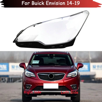Araba Far Kapağı lens camı Kabuk Ön Far Kapakları Şeffaf Abajur Buick Envision 2014 İçin 2015 2016 2017 2018 2019