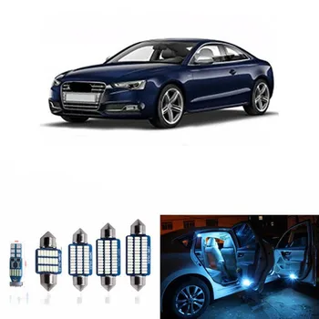 17 Adet Araba Canbus led ışık iç aydınlatma Kiti Audi A5 S5 2008-2012 Harita Dome Plaka İşık Adım / Nezaket Lambası Hata Yok