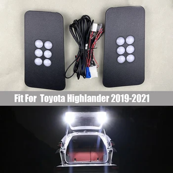 Toyota Highlander 2019 için uygun 2020 2021 LED Araba bagaj lambası Bagaj Bagaj Üst Lamba Bagaj Kapağı ışıkları Kamp Lambası