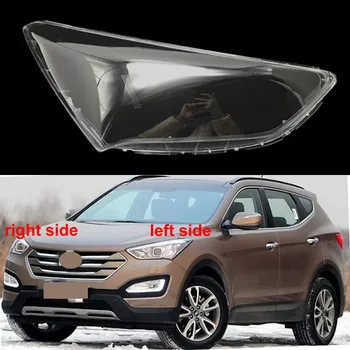 Hyundai Santa Fe için IX45 2013-2018 Far Kapağı Şeffaf Gölge Lamba Far Kabuk Lens Pleksiglas Oto Yedek Parçaları