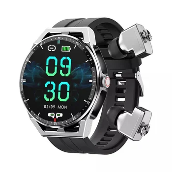 T20 akıllı saat TWS Kulakiçi 2 İn 1 HİFİ Stereo Kablosuz Kulaklık Müzik Çalma Combo Bluetooth Telefon Görüşmesi Erkekler Spor Smartwatch