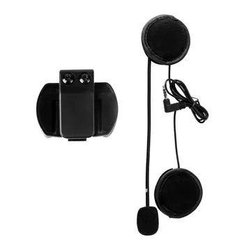 3.5 mm Mikrofon Hoparlör Kulaklık Ve Kask İnterkom Klip EJEAS V4 V6 Motosiklet Bluetooth uyumlu İnterkom Aksesuarı
