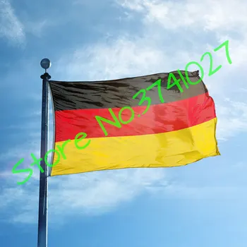 Almanya bayrağı 90 * 150CM polyester bayrak özel uçan afiş