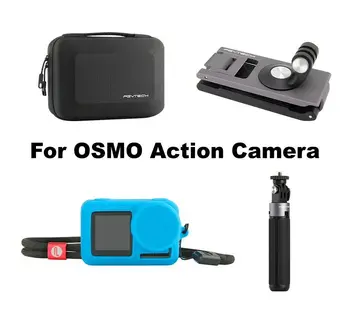 DJI OSMO Eylem Kamera Taşınabilir El Sert Çanta Tripod Tutucu Askı Seti